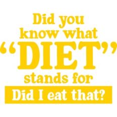 did you know what "diet" stands for