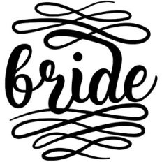 bride wedding flourish