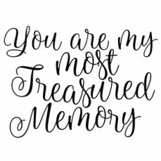 You Are My Most Treasured Memory
