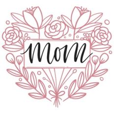 Floral Mom Heart Bouquet