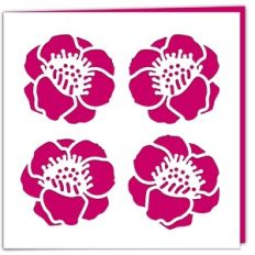Camellia Flower Cutout Card