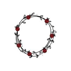 Ladybug Wreath