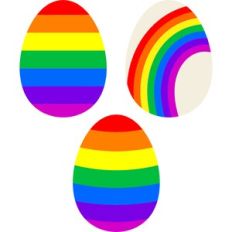 rainbow eggs