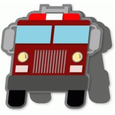 card - firetruck