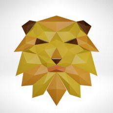Lion Head Mosaic