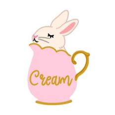 Bunny in Cream Jug