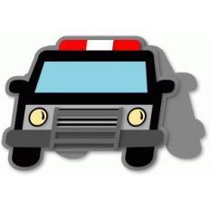 card - police car