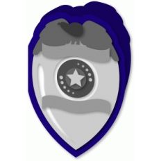 card - police badge