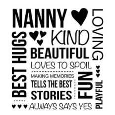 Nanny Inspirational Definition Word Art