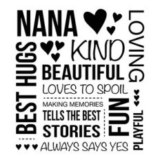 Nana Inspirational Definition Word Art