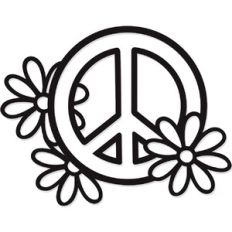 Peace Sign Flowers