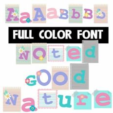 Noted Good Nature Color Font