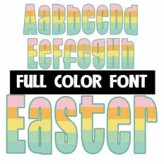 Easter Color Font