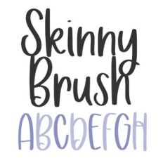 BFC Skinny Brush Font