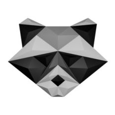 Raccoon Mosaic