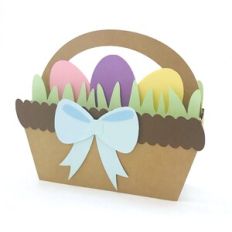Easter Egg Basket Box Card