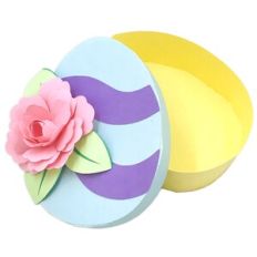 Easter Egg Box with 3D Flower