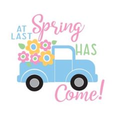 Spring Has Come Vintage Truck