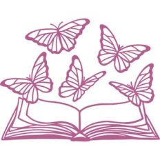 book with butterflies
