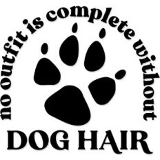 No outfit is complete without Dog hair