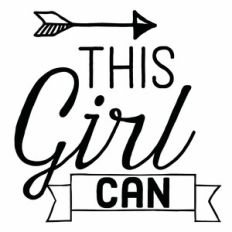 This Girl Can Arrow Quote