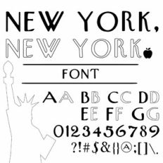 New York, New York Font