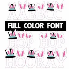 Hop Hop Hooray Color Font