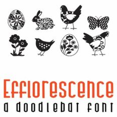 Efflorescence Doodlebat Font