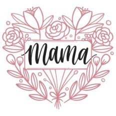 Floral Mama Heart Bouquet