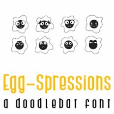 Egg-Spressions Doodlebat Font