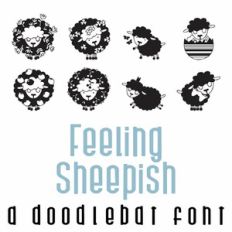 Feeling Sheepish Doodlebat Font