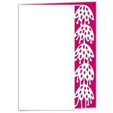 Flowers of Hope Lace Edged Card