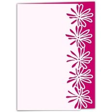 Star Magnolia Lace Edged Card