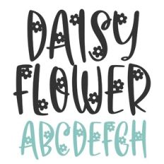 BFC Daisy Flower Spring Flower Font