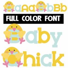 Baby Chick Color Font