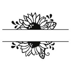Sunflower Nameplate