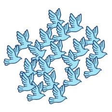 Flying birds
