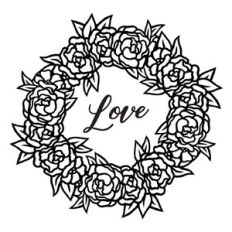 Rose Flower Wreath