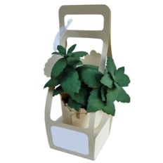basil in jar with carry bag