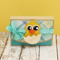 Chocolate Peanut Butter Egg Holder with Chick