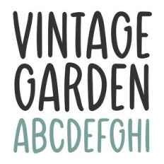 BFC Vintage Garden Rustic Font