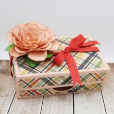 Gift Card Box with Rose and Insert