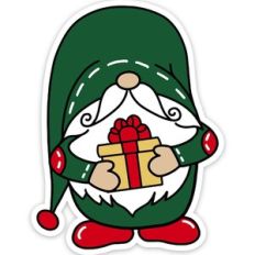 Gift Gnome Sticker