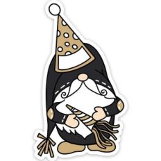 New Year's Gnome Sticker