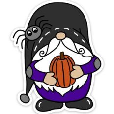 Halloween Gnome Sticker