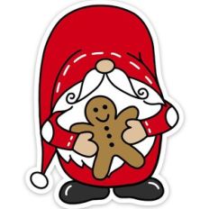 Christmas Gnome Sticker