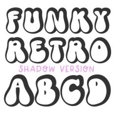 BFC Funky Retro Shadow Font