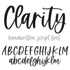 Clarity Font