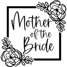 Mother of the Bride Floral Square