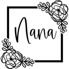 Nana Floral Square